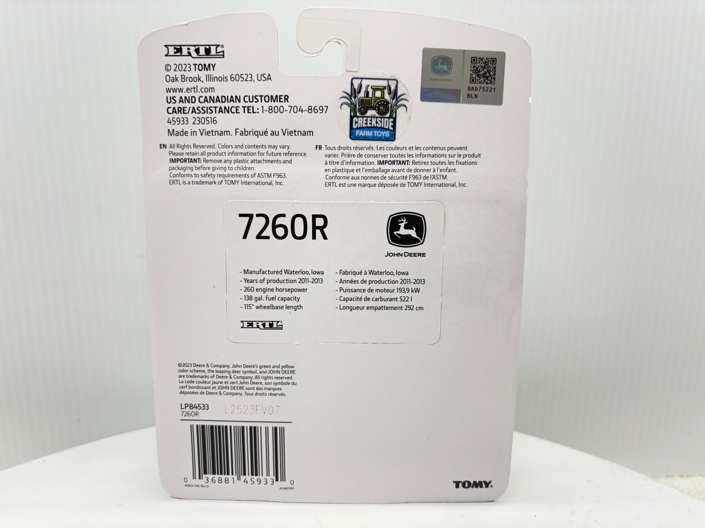 1/64 John Deere 7260R with Loader