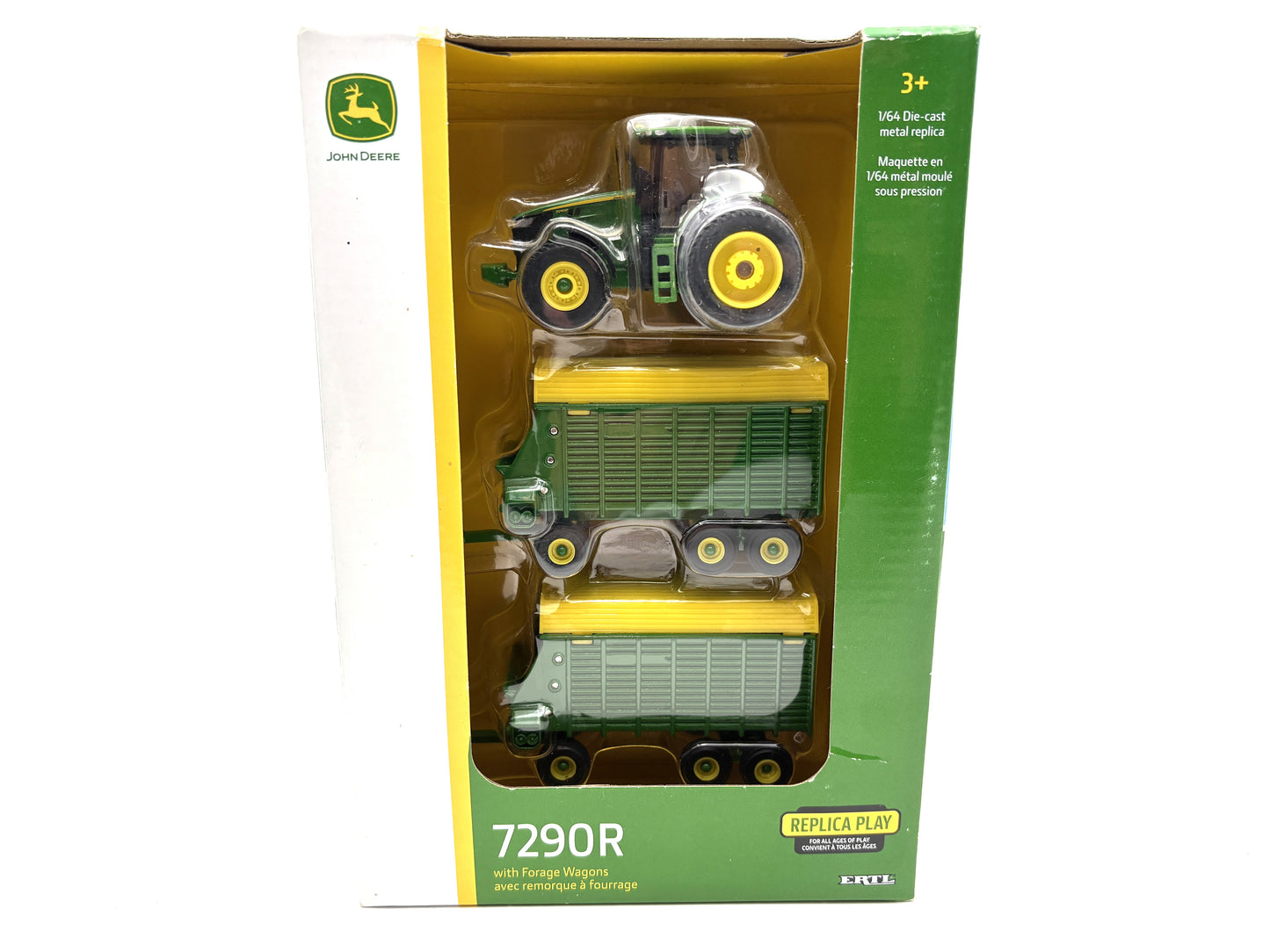 1/64 John Deere 7290R Forage Wagon Set