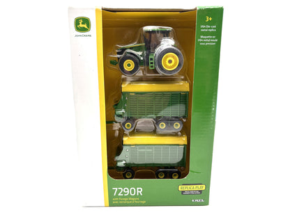 1/64 John Deere 7290R Forage Wagon Set