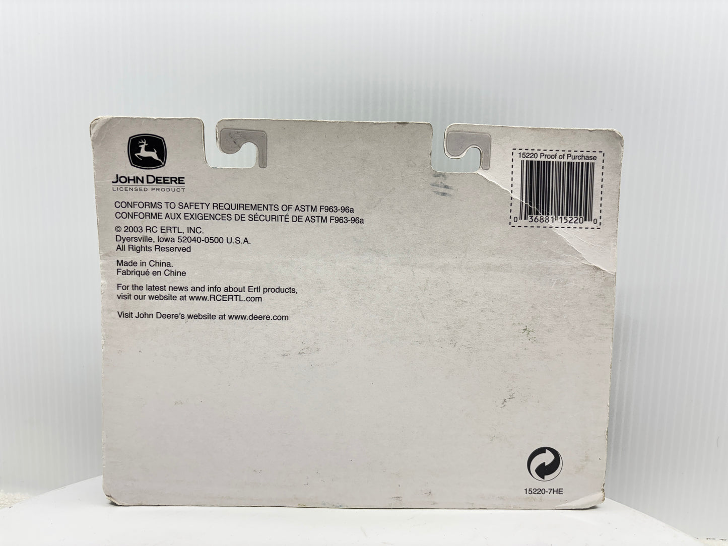 1/64 John Deere 7520 Wing Disk