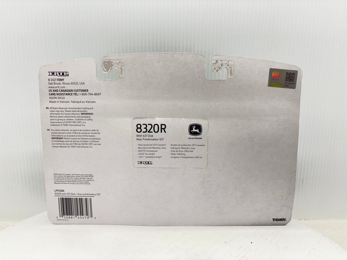 1/64 John Deere 8320R with 637 DIsk