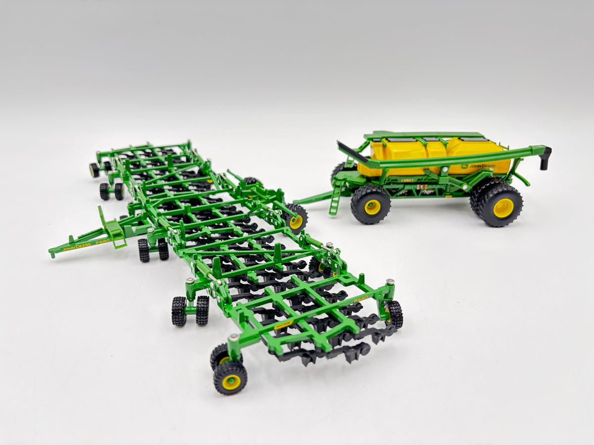 1/64 John Deere C850T  w/P680 Drill Air Seeder Set