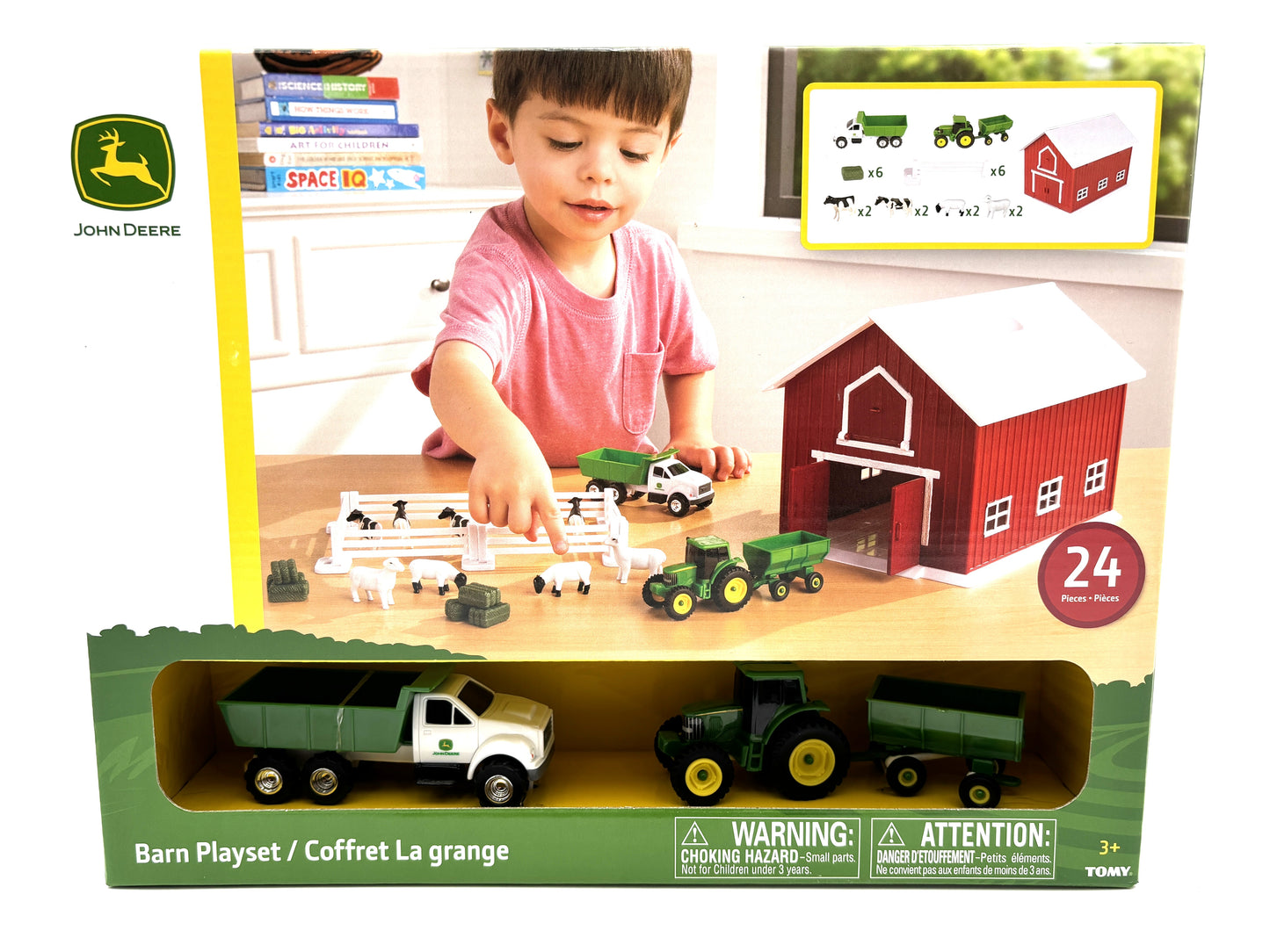 1/64 John Deere Red Barn Play Set
