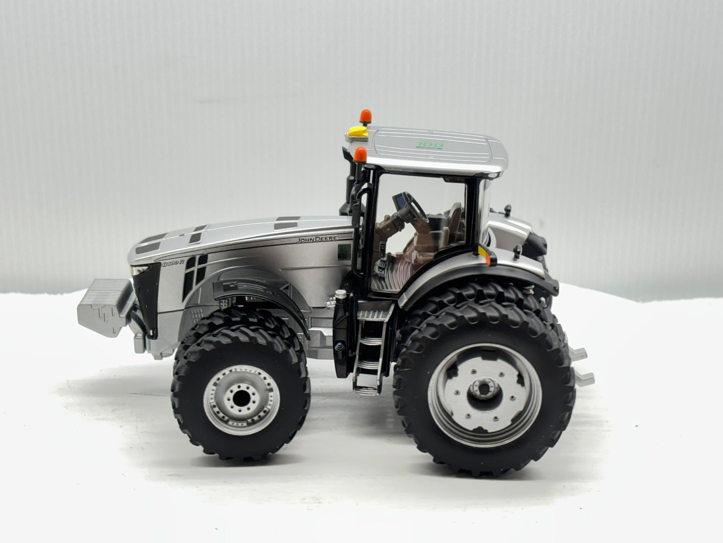 1/32 John Deere 8400R 100 Year Silver
