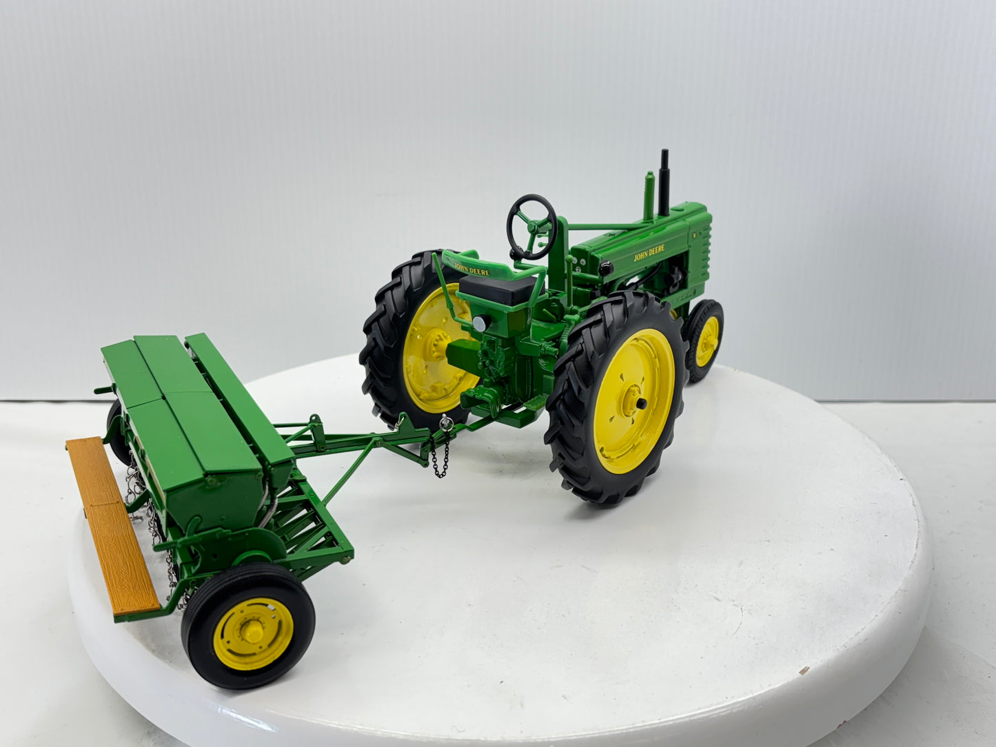 1/16 John Deere Model "B" with Grain Drill