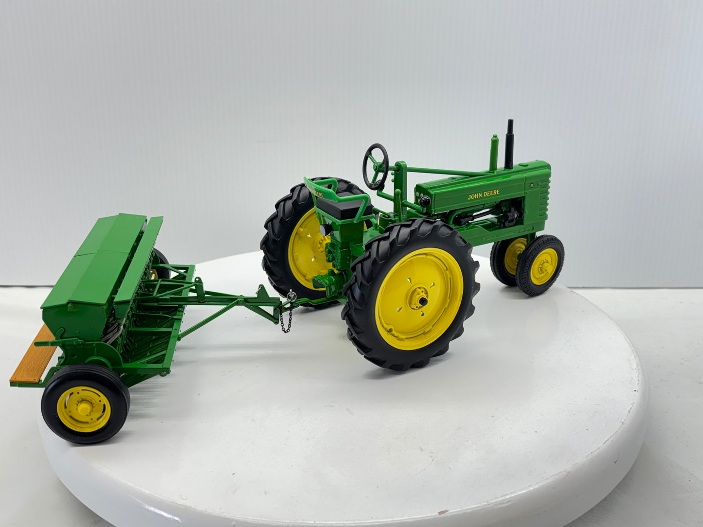 1/16 John Deere Model "B" with Grain Drill