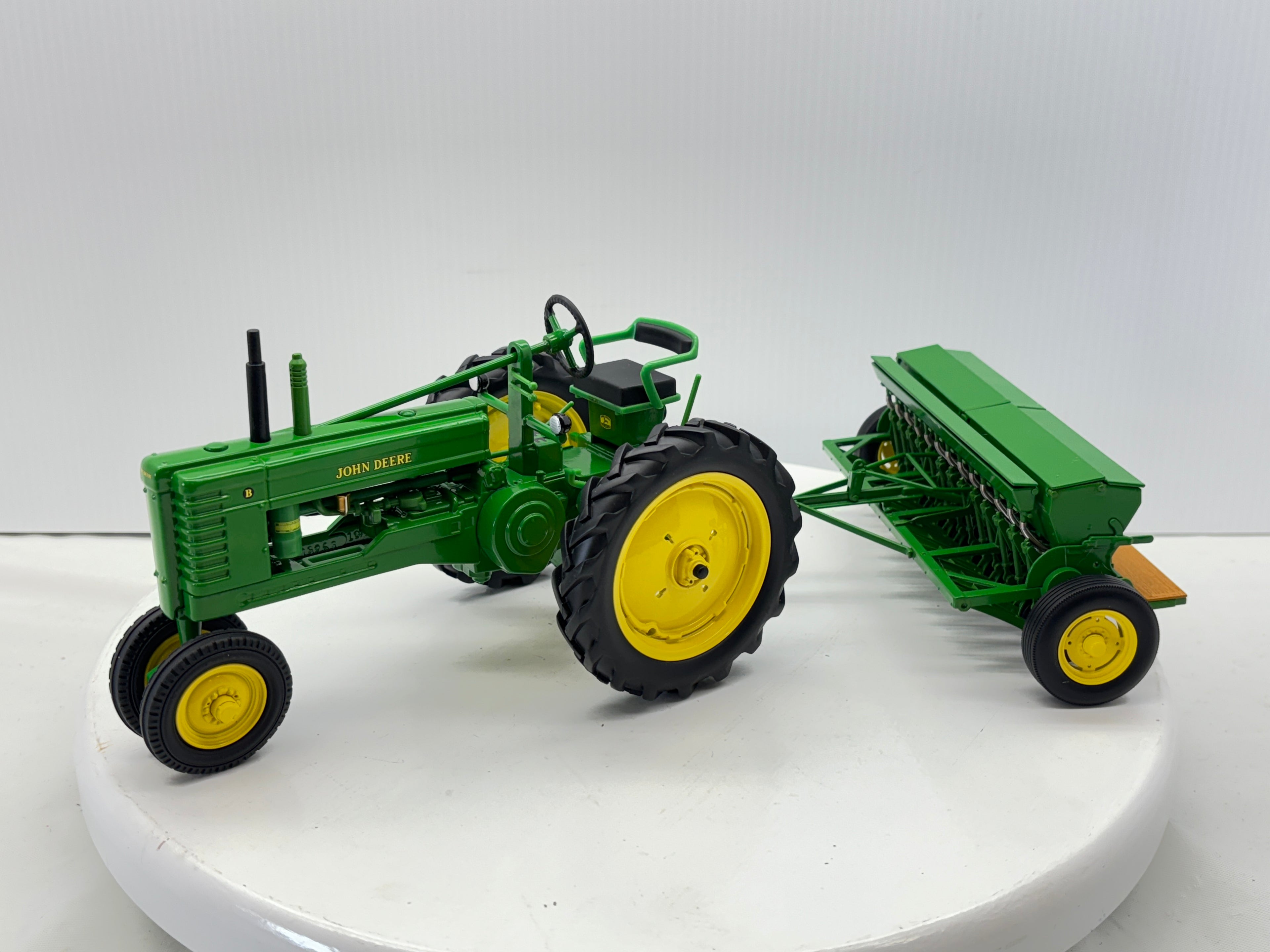 1/16 John Deere Model "B" with Grain Drill