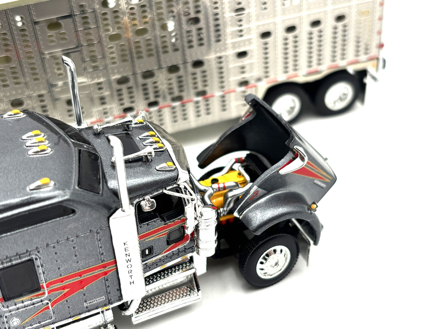 1/64 Kenworth W900L with Wilson Tandem
