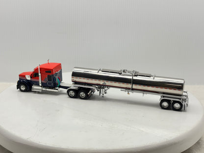 1/64 Kenworth W990 76'' Midroof (Orange-Blue)