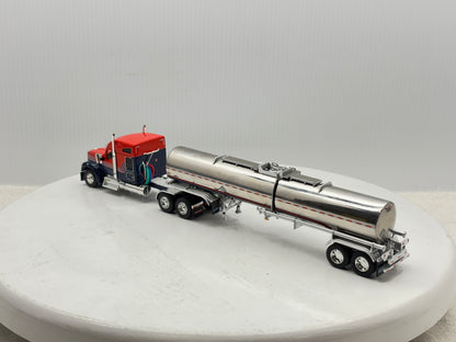 1/64 Kenworth W990 76'' Midroof (Orange-Blue)