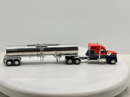 1/64 Kenworth W990 76'' Midroof (Orange-Blue)