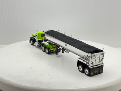1/64 Kenworth W990 Day Cab (Green-Black)