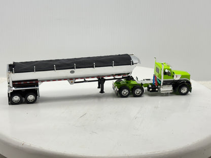1/64 Kenworth W990 Day Cab (Green-Black)