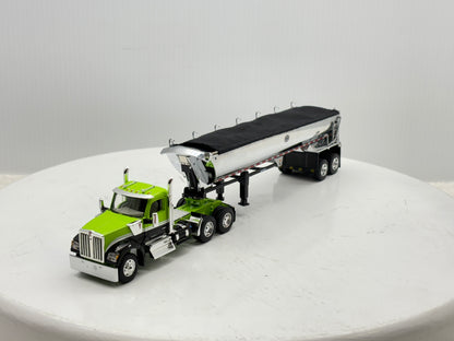 1/64 Kenworth W990 Day Cab (Green-Black)