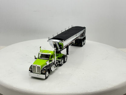 1/64 Kenworth W990 Day Cab (Green-Black)