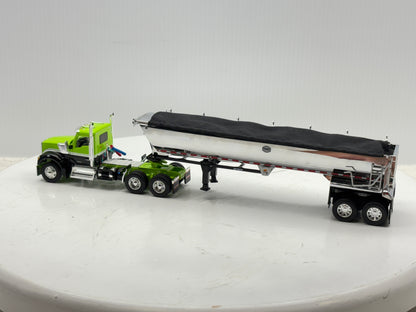1/64 Kenworth W990 Day Cab (Green-Black)
