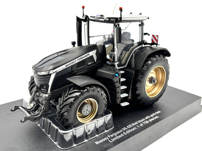 1/32 Massey Ferguson 9S.425 Matt Black with Gold rims