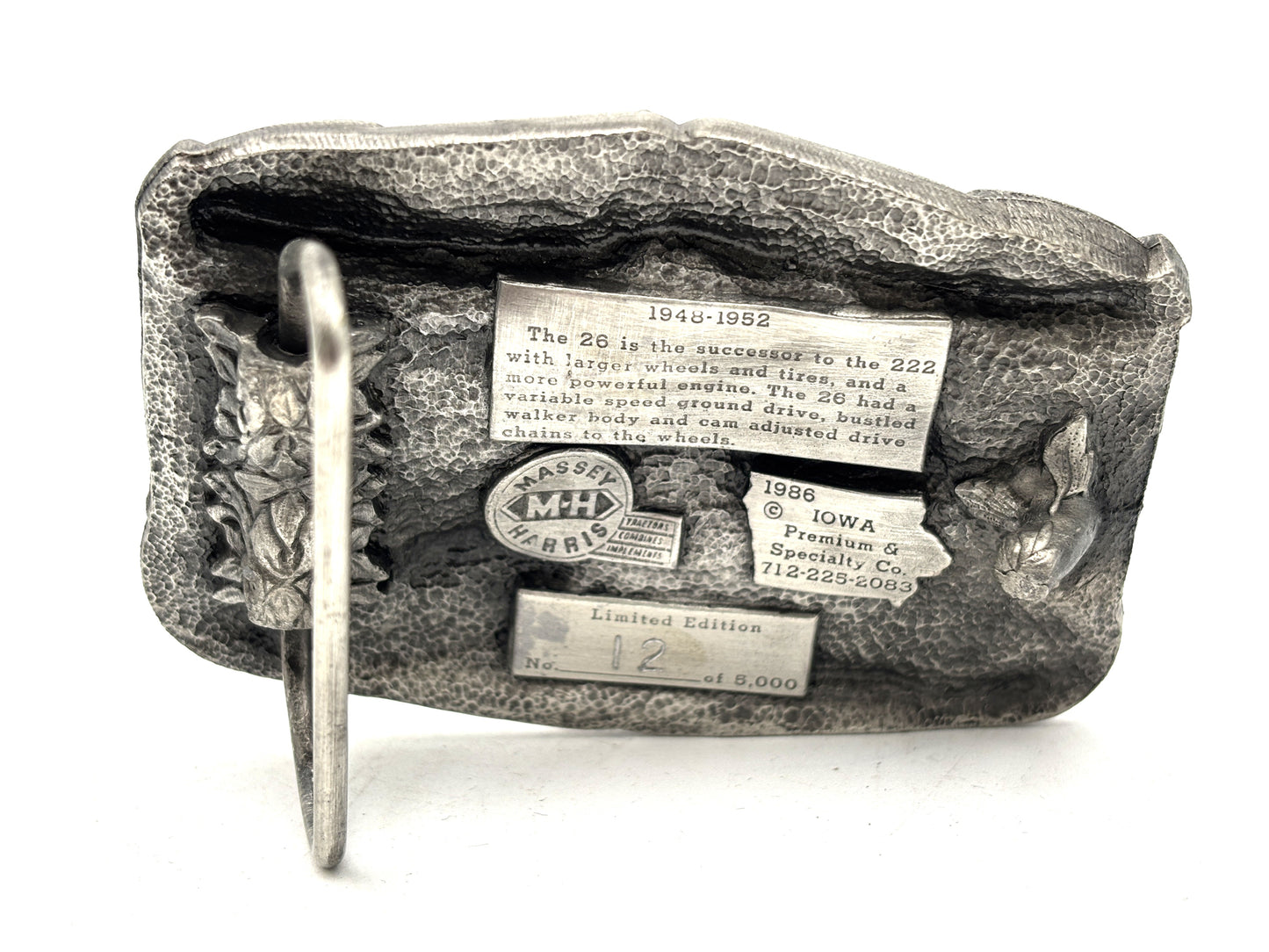 Massey Harris MH26 Belt Buckle