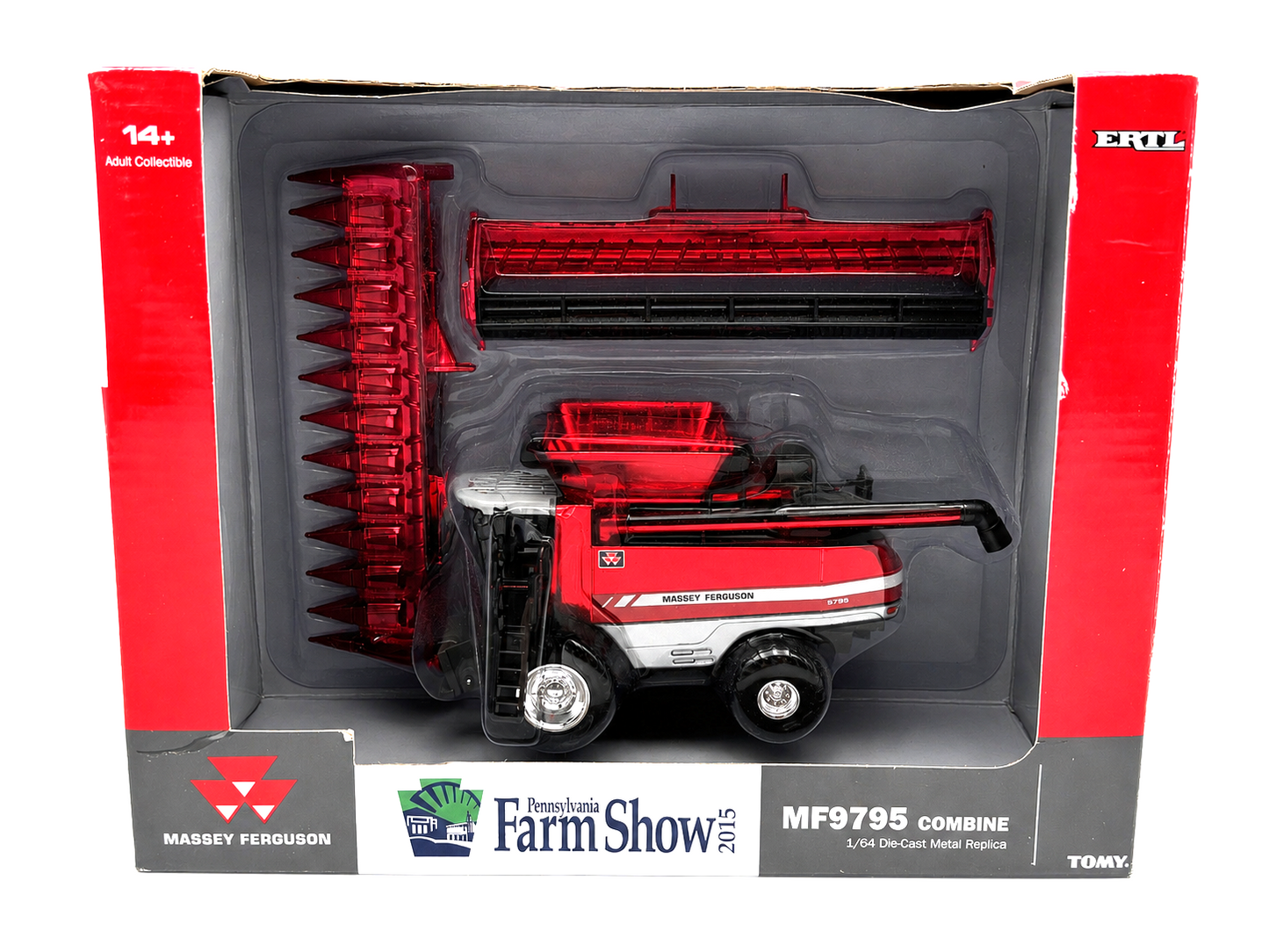 1/64 Massey Ferguson 9795 Red Chrome Farm Show