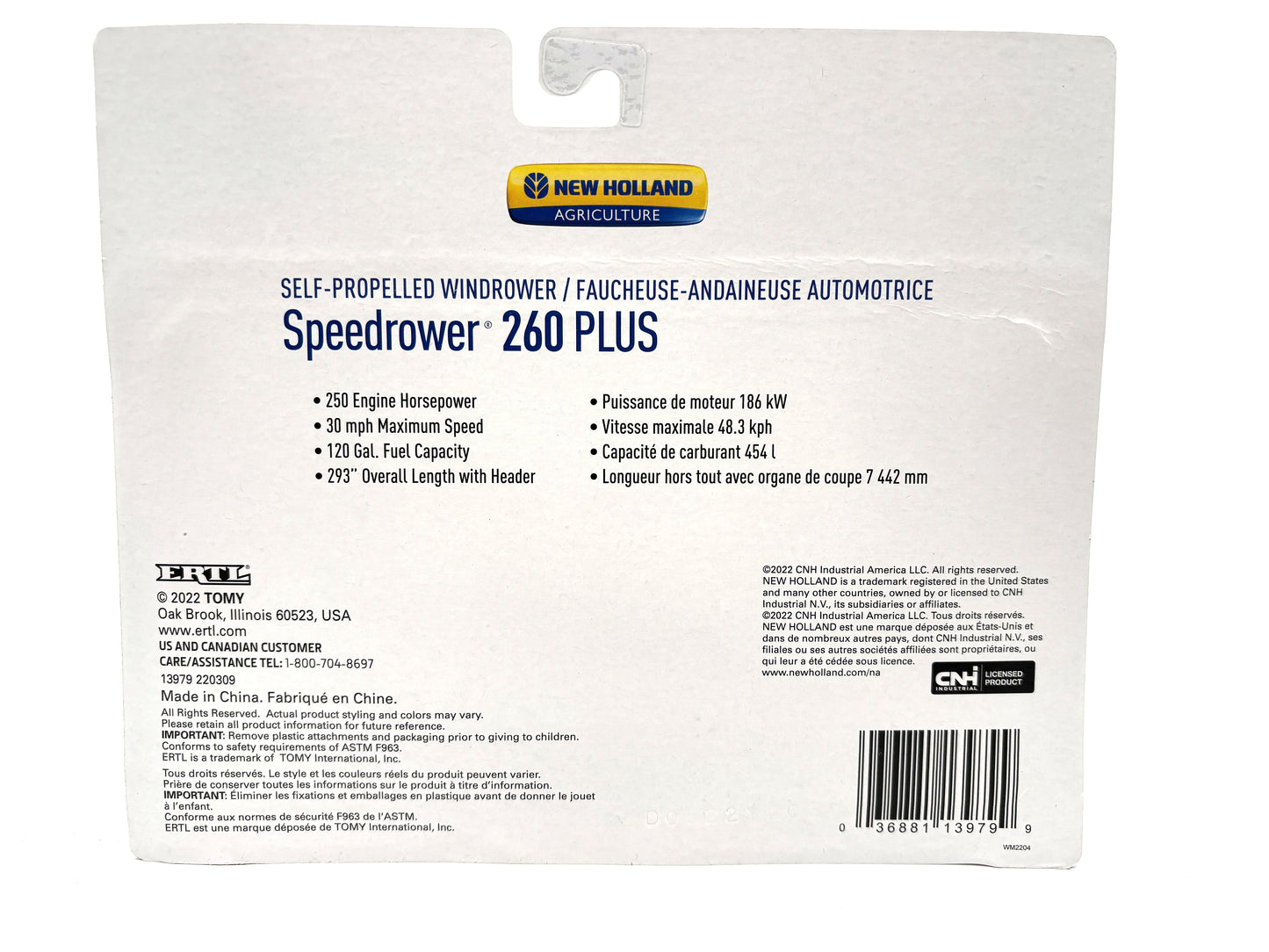1/64 New Holland Speedrower 260 Plus