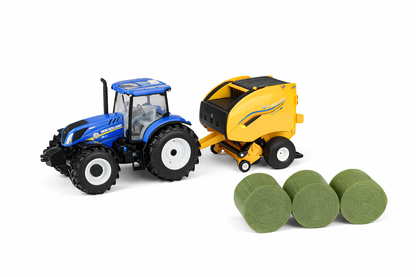 1/32 New Holland T6.175-561 Roll-Belt Round Baler