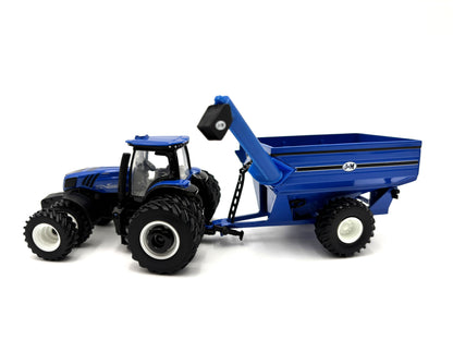1/64 New Holland T8.385 with J&M Cart Set
