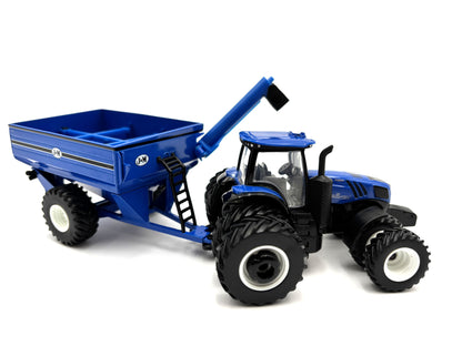 1/64 New Holland T8.385 with J&M Cart Set