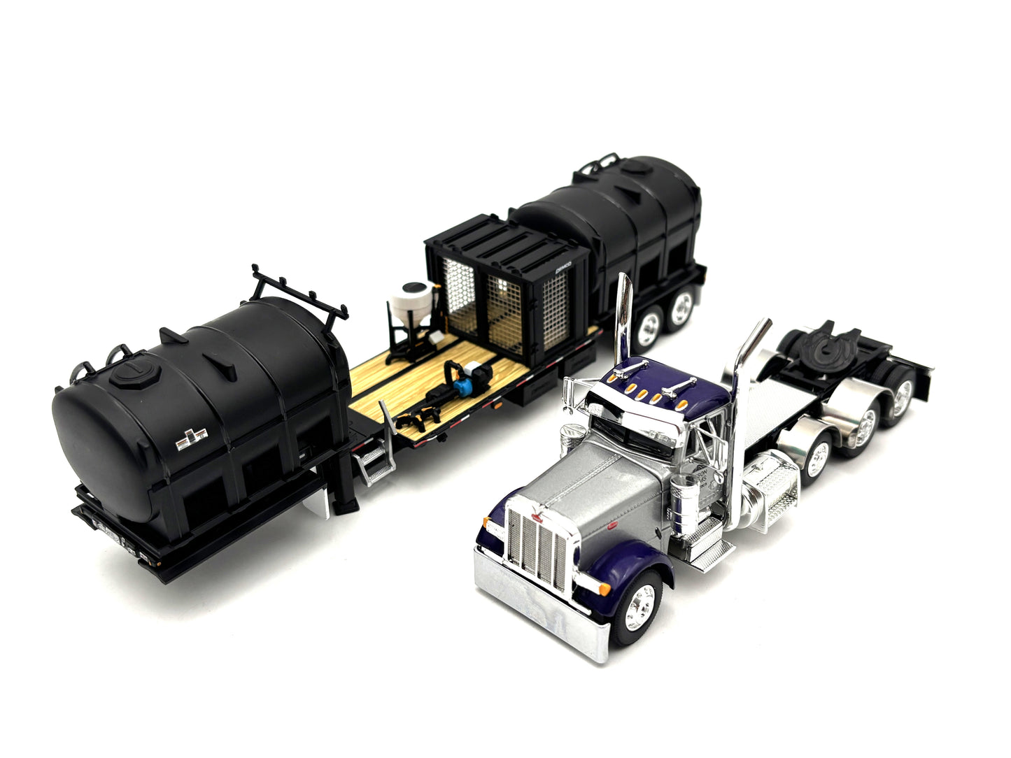 1/64 Peterbilt 379 Tri-axle with Demco Trailer