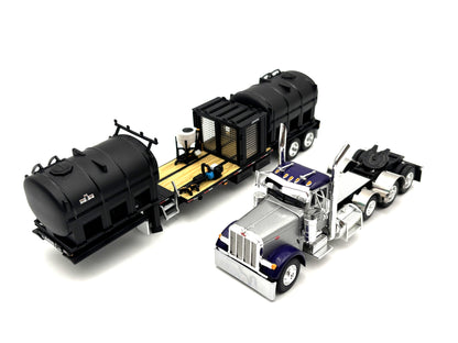 1/64 Peterbilt 379 Tri-axle with Demco Trailer