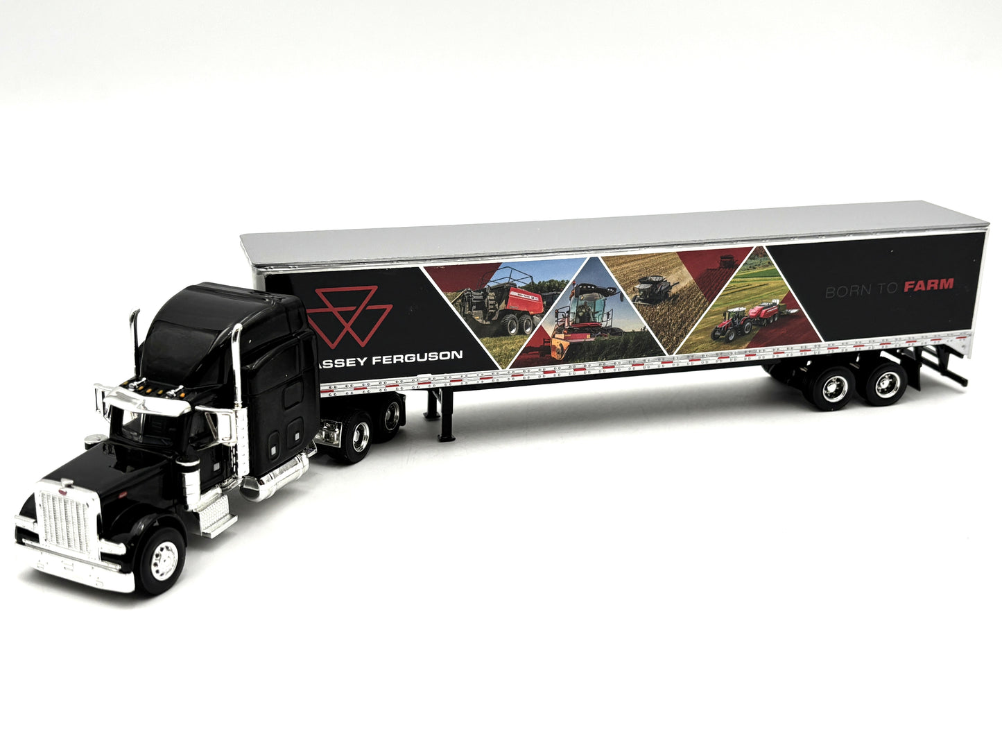 1/64 Peterbilt 379 with MF ''Born to Farm'' Trailer
