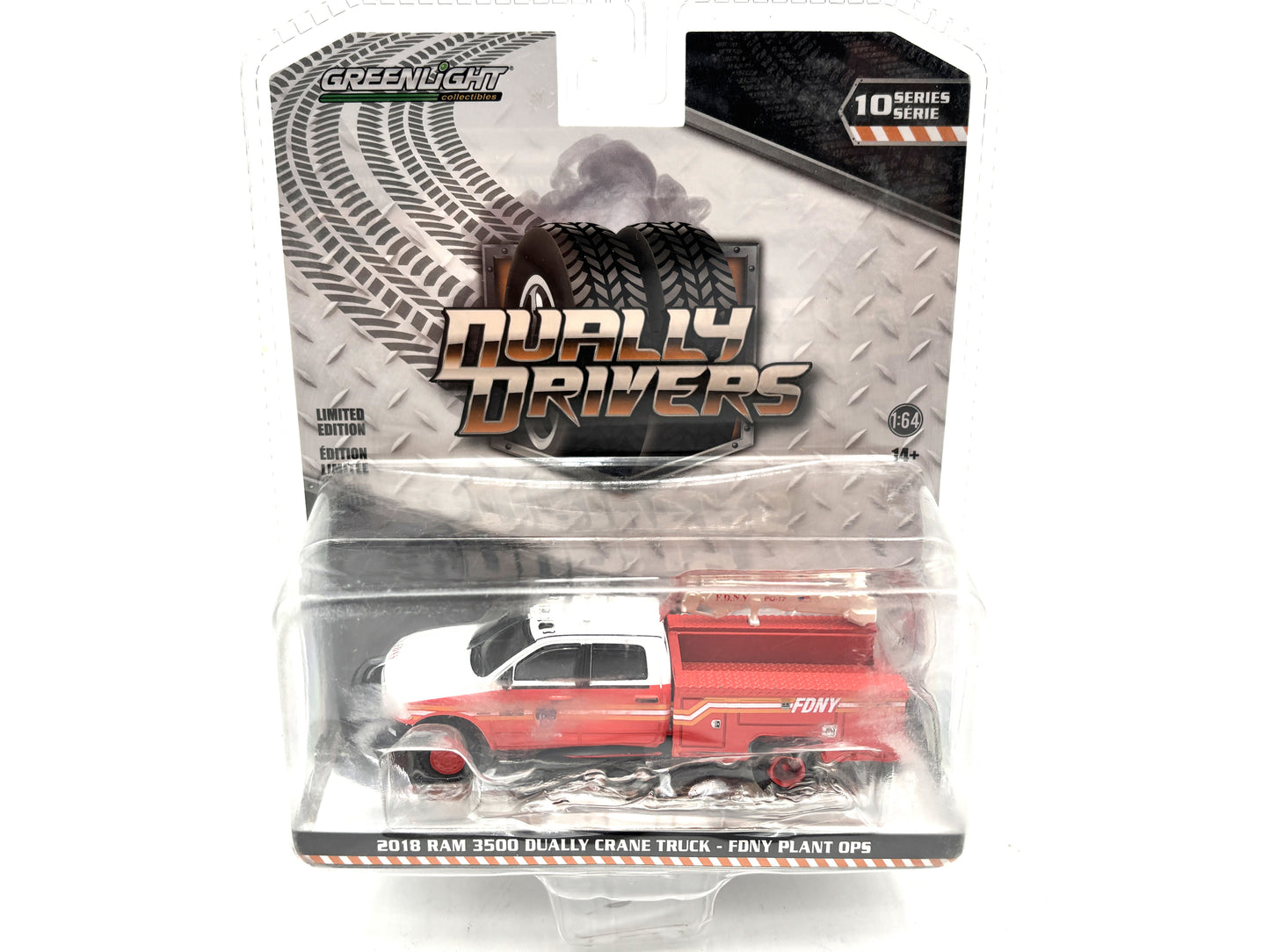 1/64 RAM 3500 Dually Crane Truck - FDNY Plan Ops