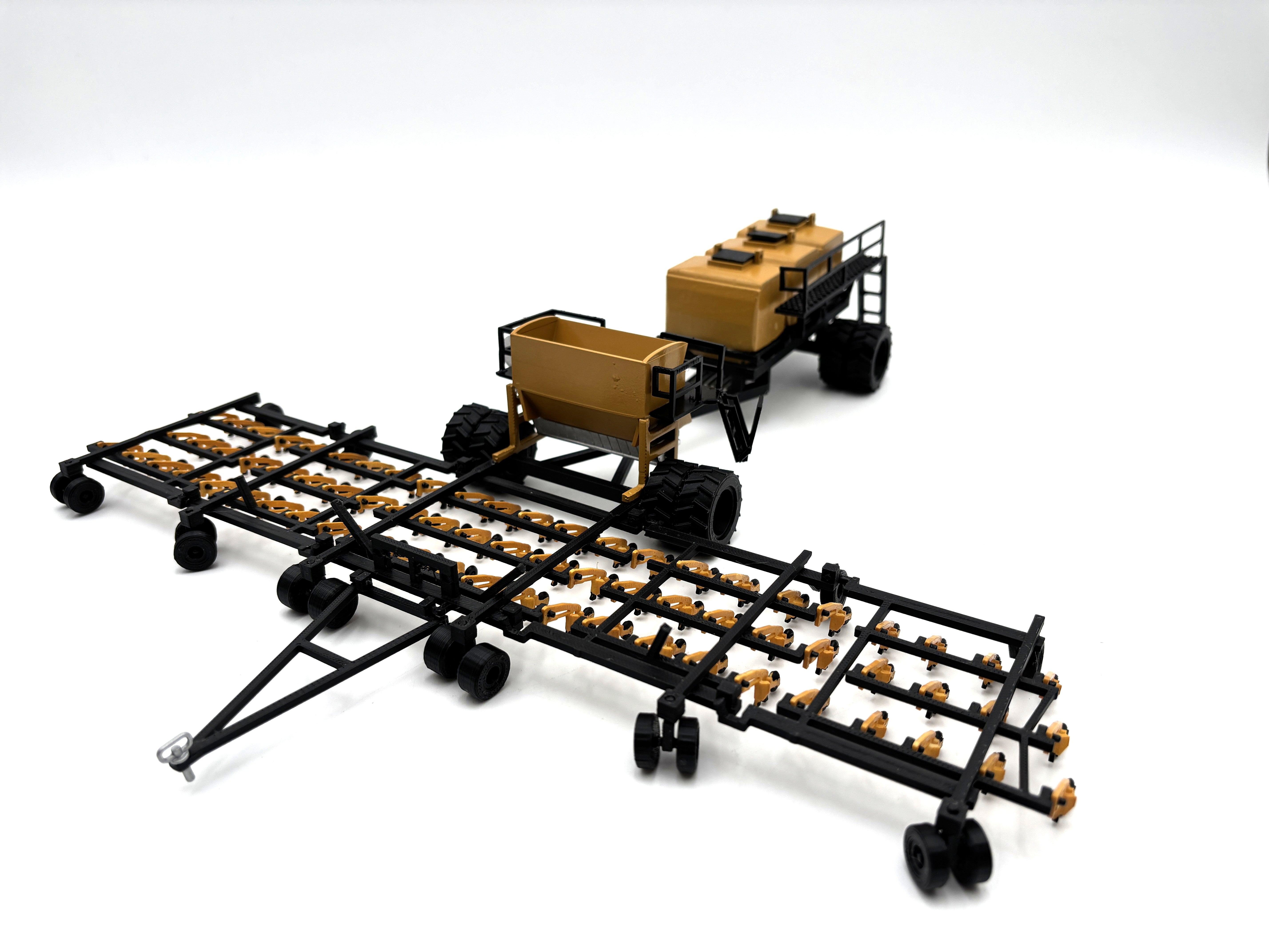 【SJ18762】SEED / Shiny Day 1/64 Seed Master 7012 Air Seeder – Creekside Farm Toys