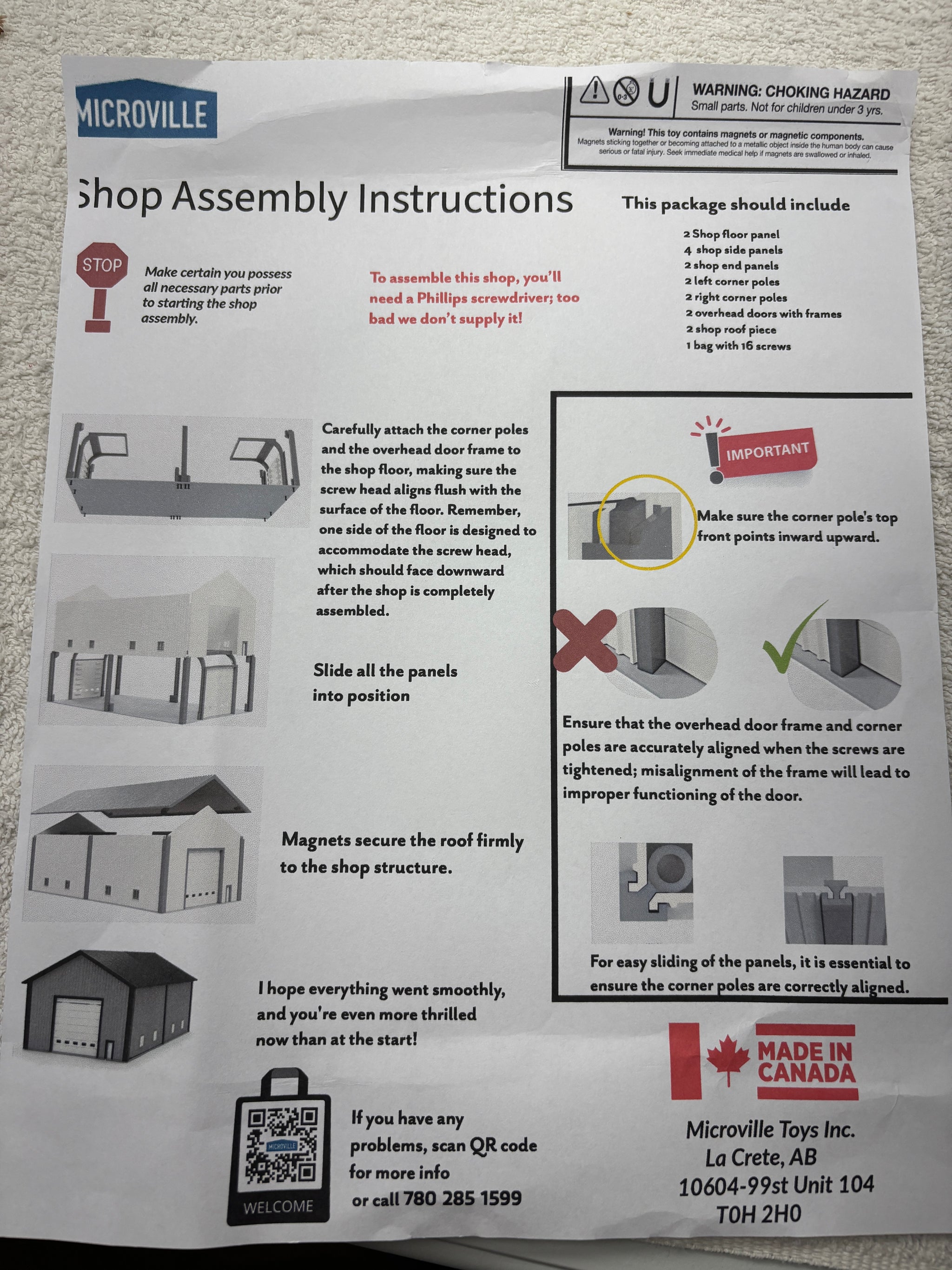 1/64 Microville Large Shed