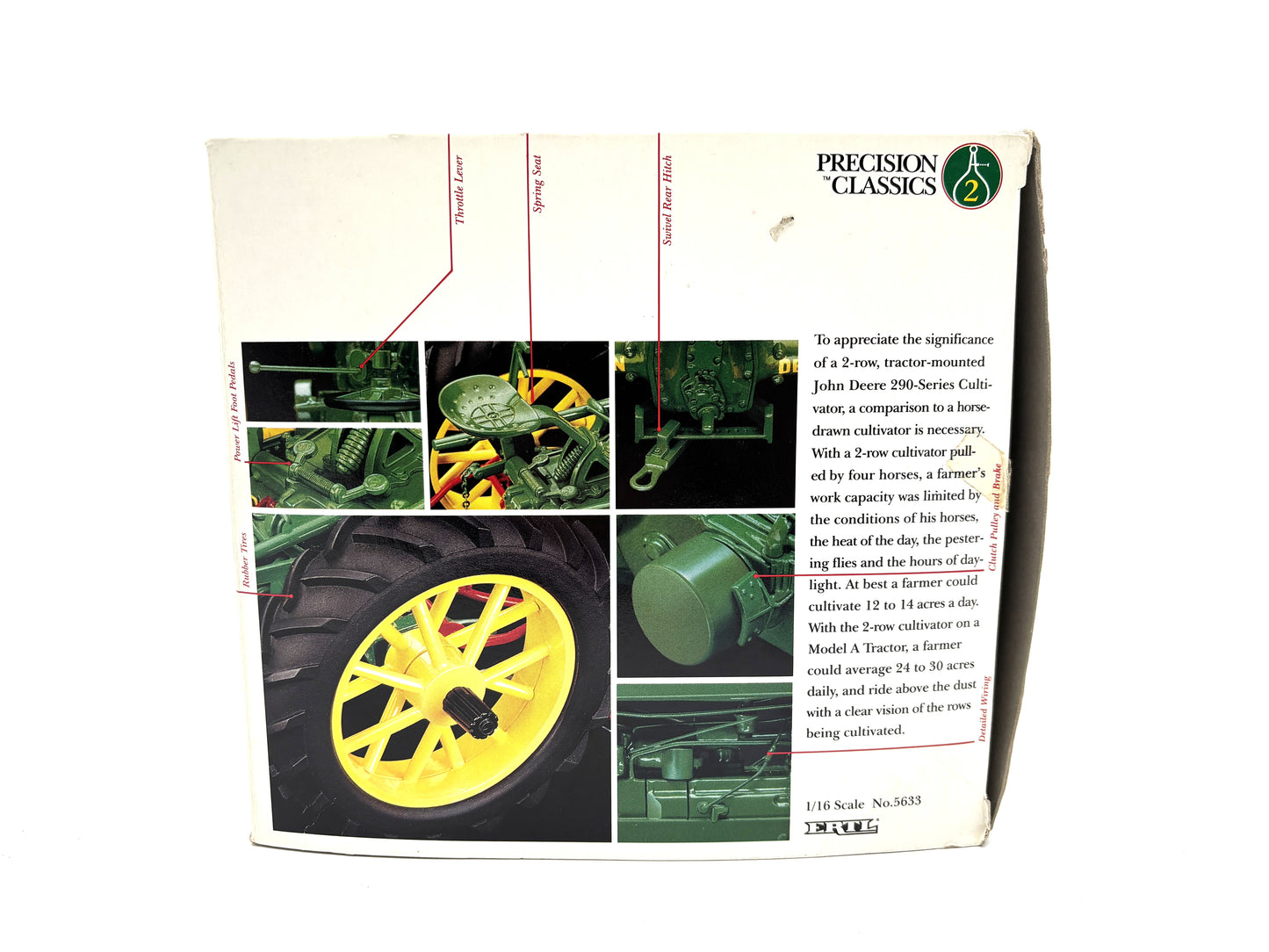 1/16 John Deere Model A with 290 Series Cultivator