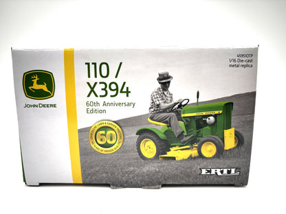 1/16 John Deere 110-X394 Garden Tractor Set