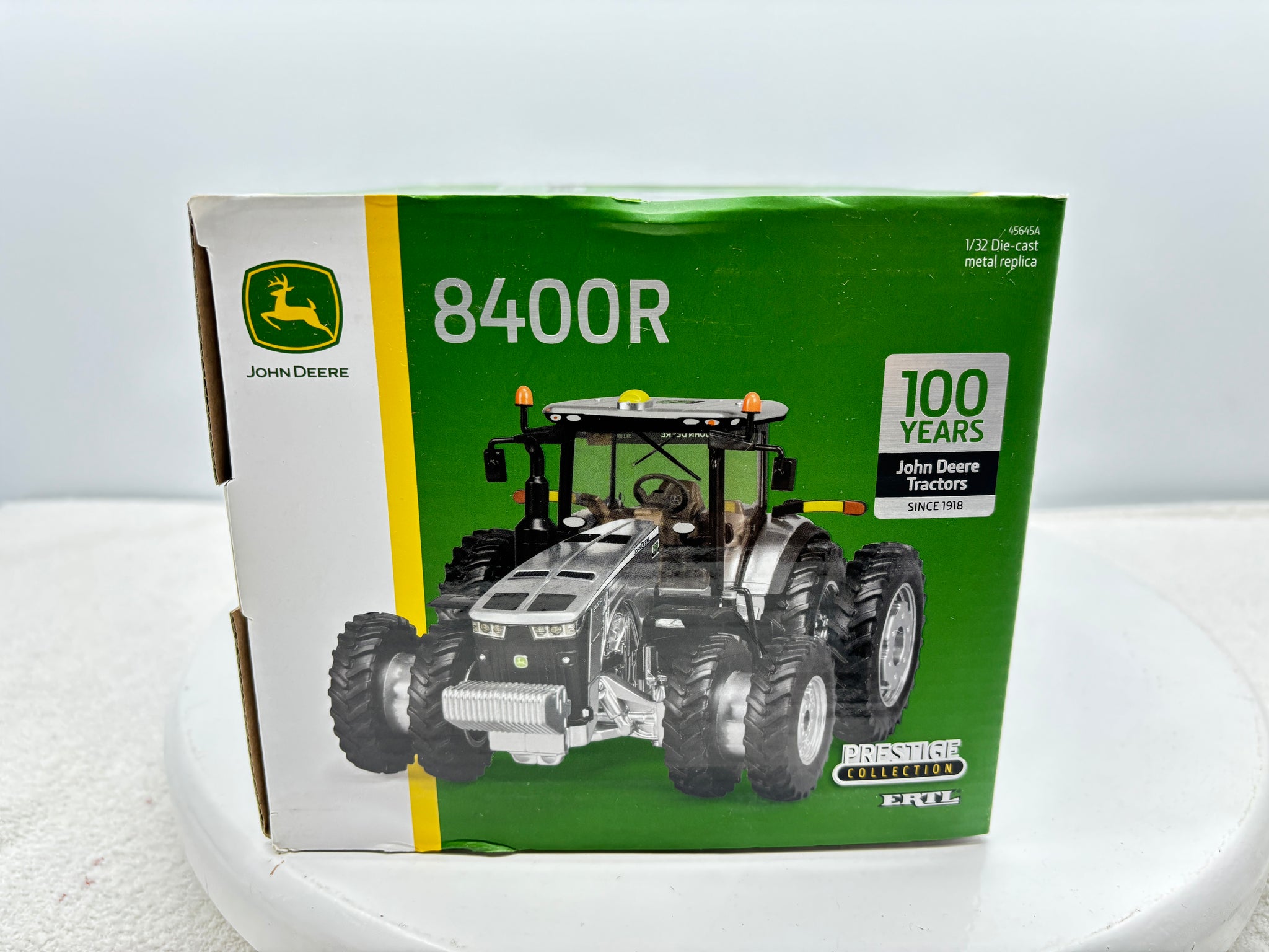 1/32 John Deere 8400R 100 Year Silver