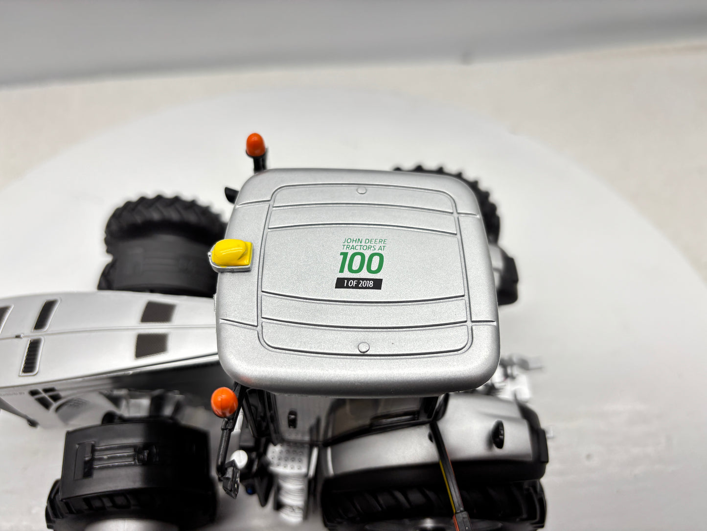 1/32 John Deere 8400R 100 Year Silver