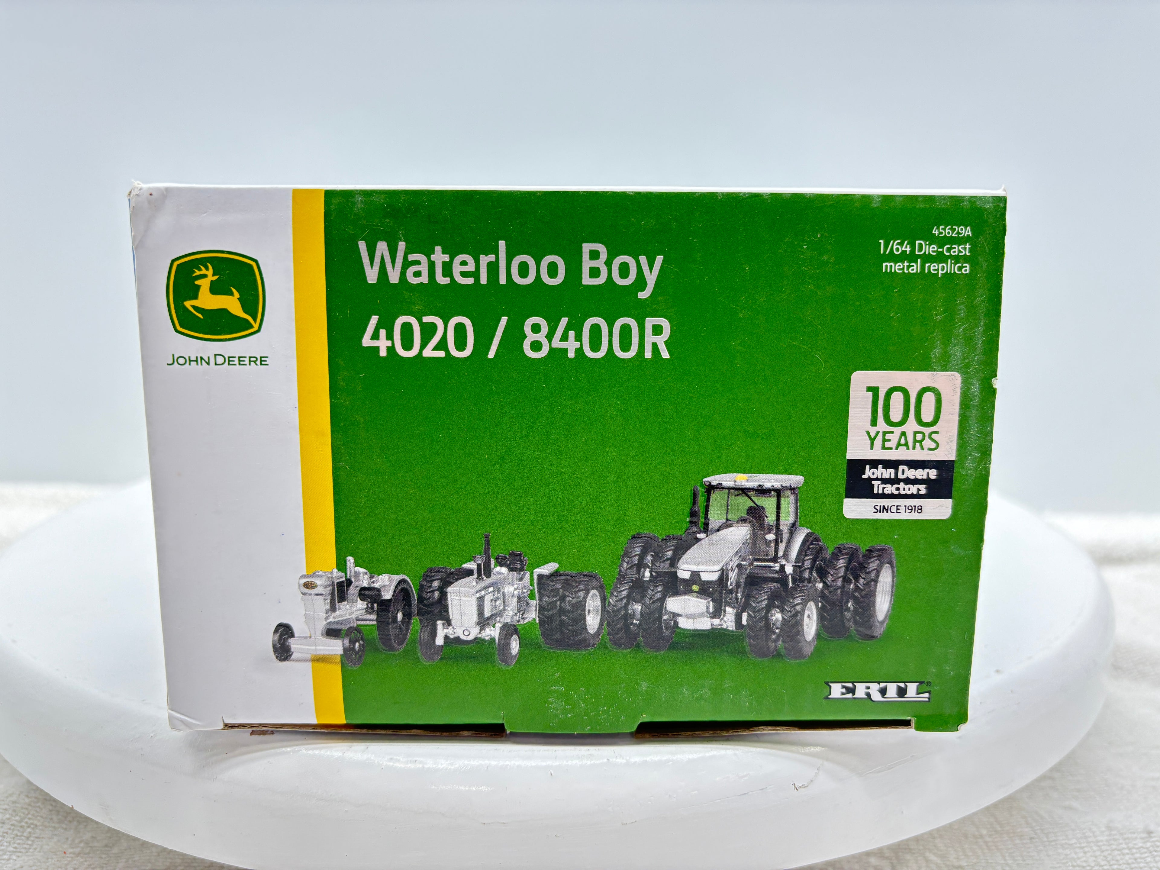 1/64 John Deere Waterloo Boy, 4020, 8400R, 100th Year