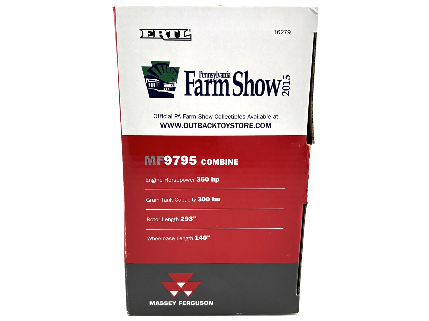 1/64 Massey Ferguson 9795 Red Chrome Farm Show