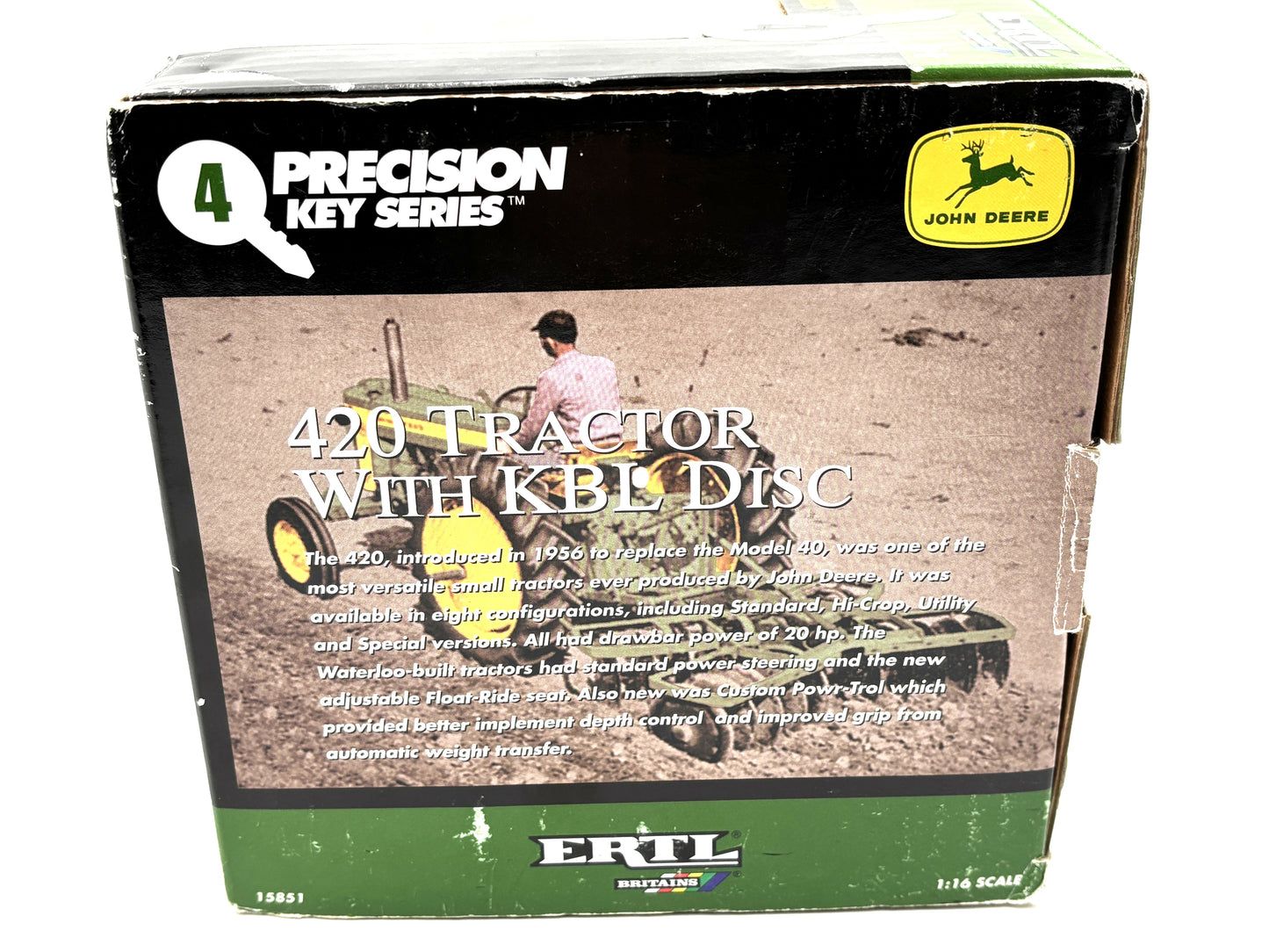 1/16 John Deere 420 Tractor with KBL Disc