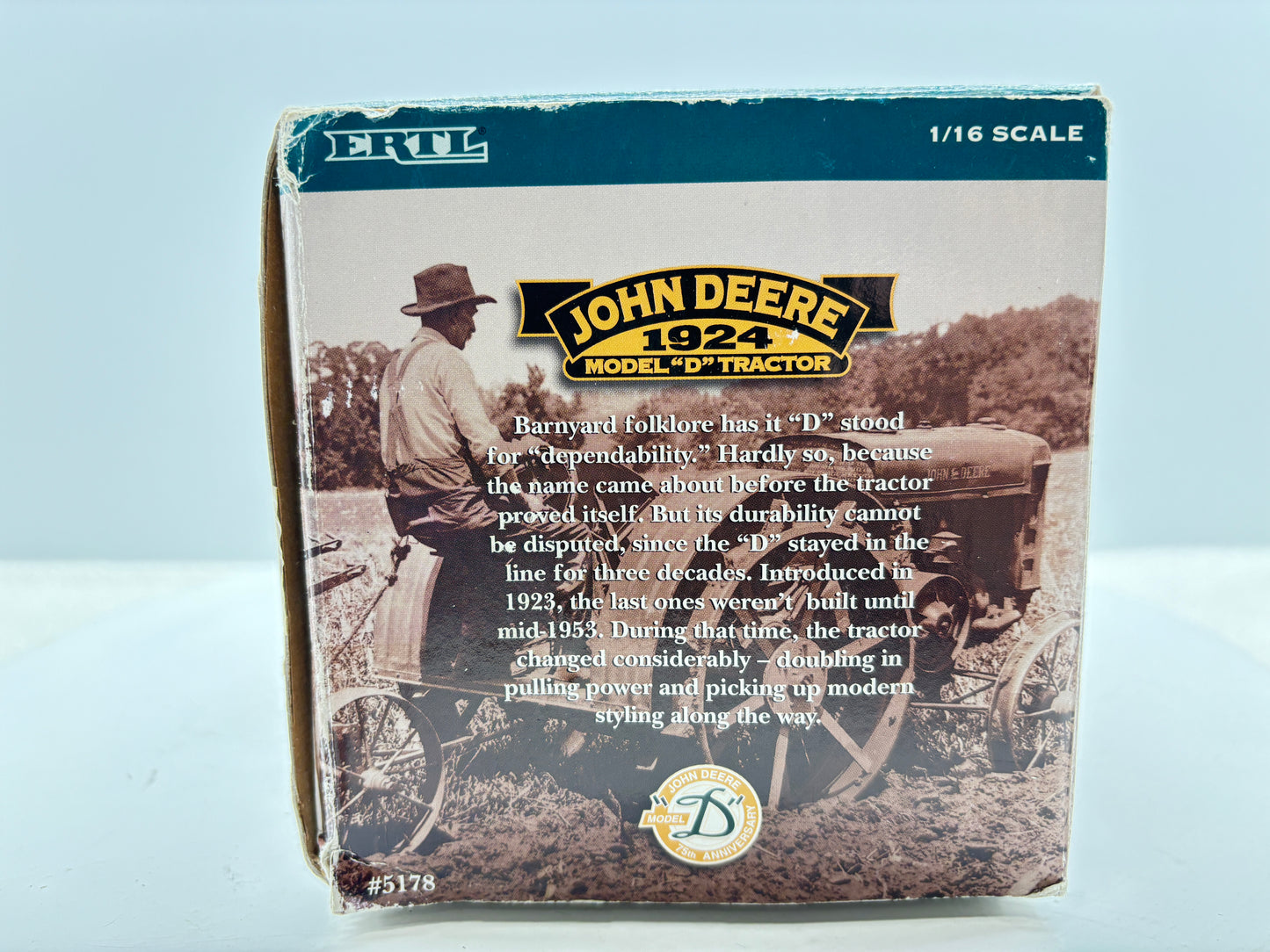 1/16 John Deere D 75th Anniversary