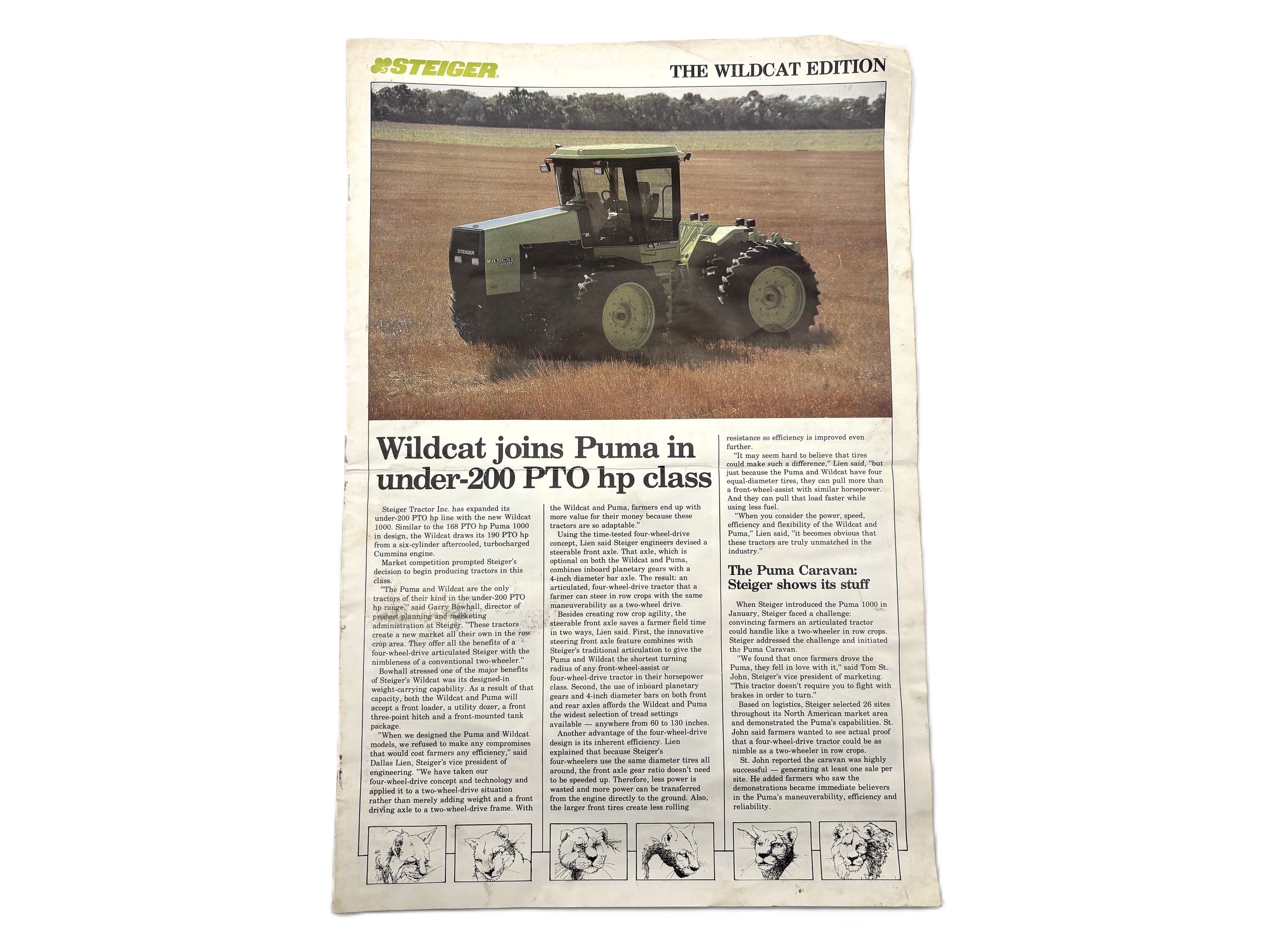 Steiger Newsletter "Wildcat Edition"