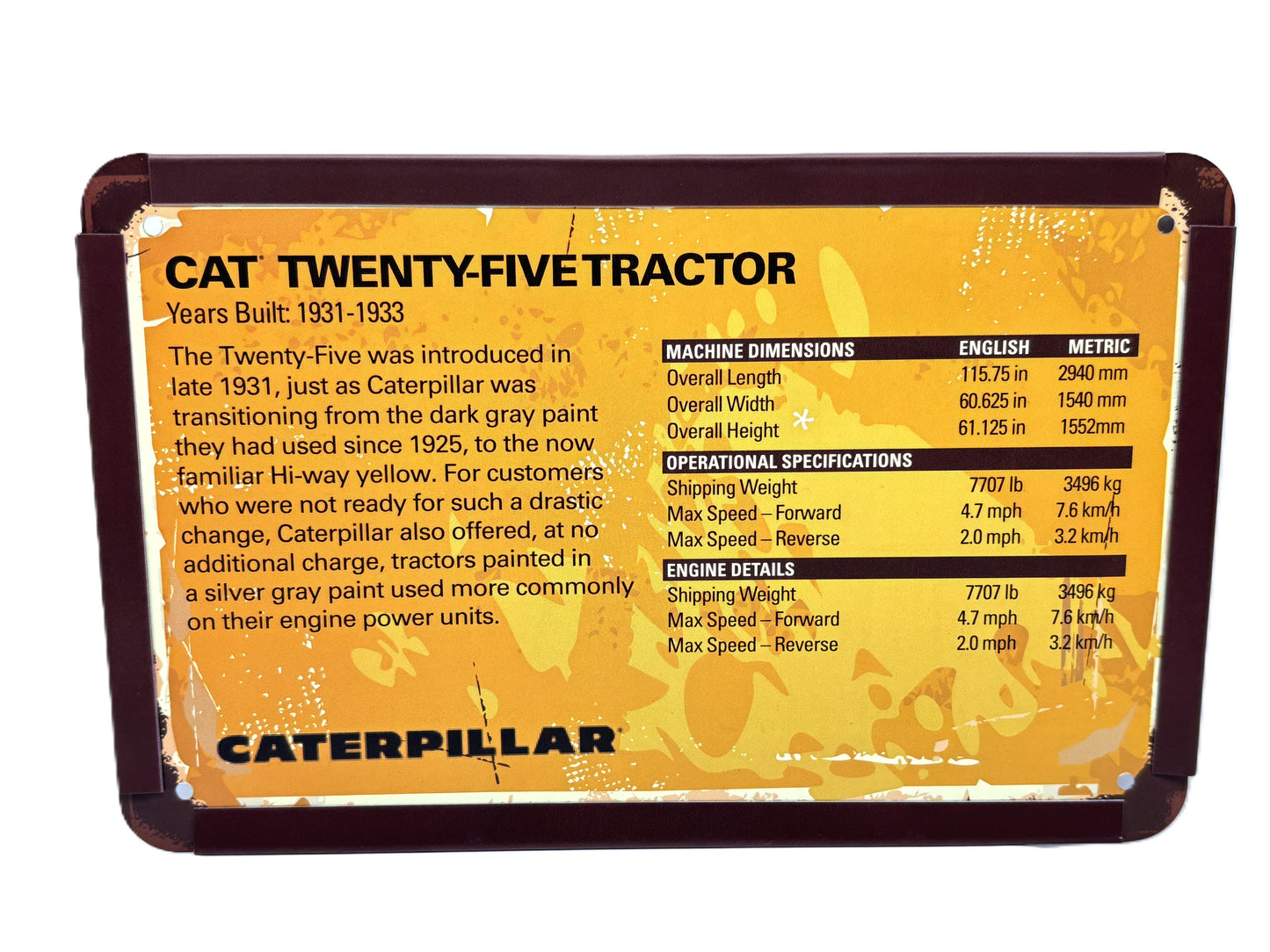 1/16 Caterpillar Twenty-Five