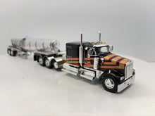 1/64 Metallic Black & Gold Kenworth W900L