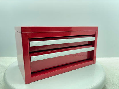 MasterCraft Mini Steel Toolbox ''Red''