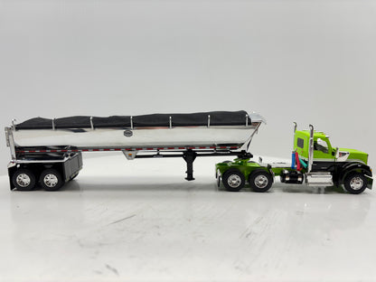 1/64 Kenworth W990 Day Cab (Green-Black)