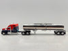 1/64 Kenworth W990 76'' Midroof (Orange-Blue)