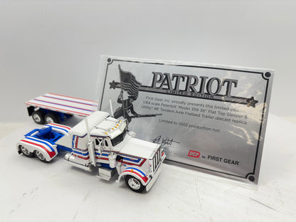 1/64 Peterbilt 359 36'' Flat Top Bicentennial