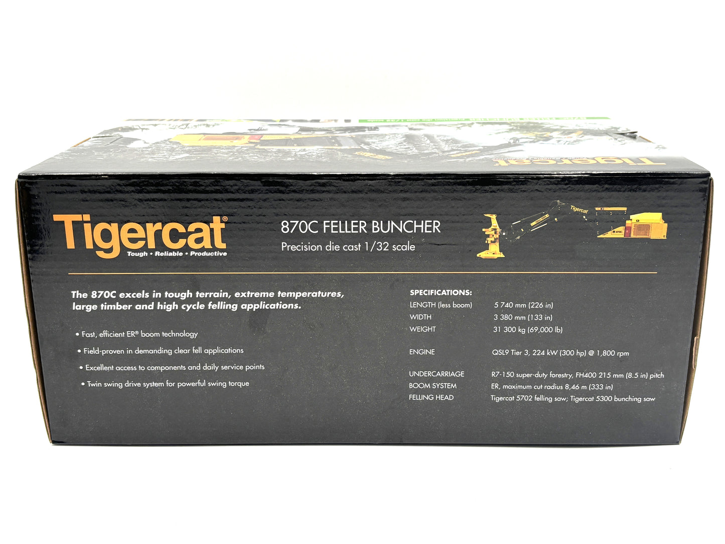 1/32 Tigercat 870C Feller Buncher