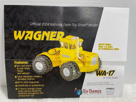 *RESERVE NOW* 1/64 & 1/32 WAGNER WA-17 TOY FARMER Toy Tractor